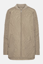 Kort Gewatteerd Jack met Ribboord DUNE02 | Coriander | Jacket | Ilse Jacobsen