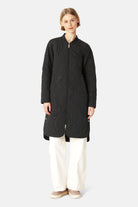 Lang Gewatteerd Jack DUNE06 | Black | Coat | Ilse Jacobsen