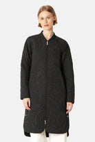 Lang Gewatteerd Jack DUNE06 | Black | Coat | Ilse Jacobsen