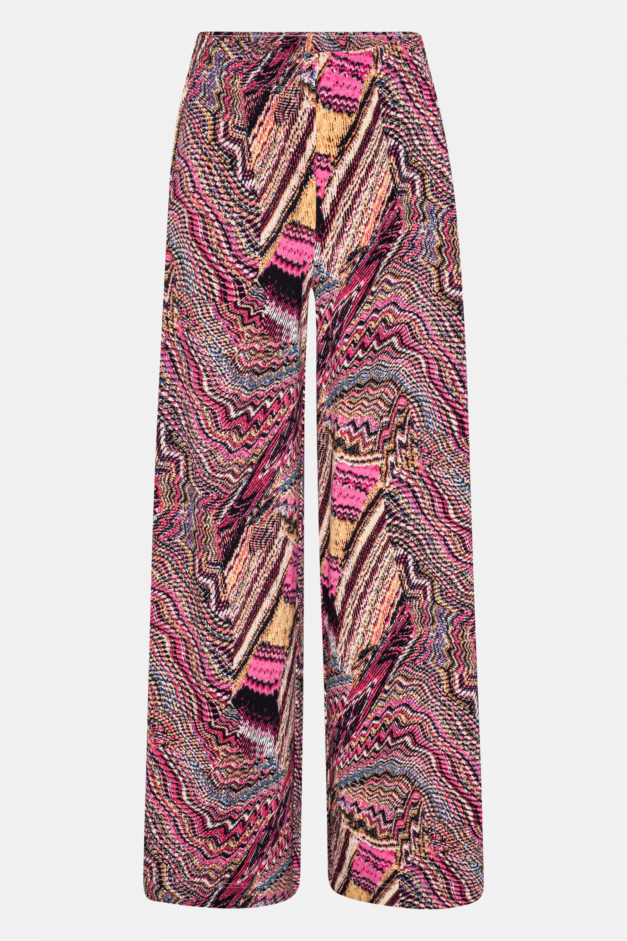Flare Broek Lange jurk Elisa07Shell - 908 Rosy Pink | Rosy Pink | Rosy Pink | Trouser | Ilse Jacobsen