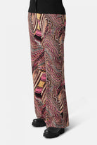 Flare Broek Lange jurk Elisa07Shell | Rosy Pink | Trouser | Ilse Jacobsen