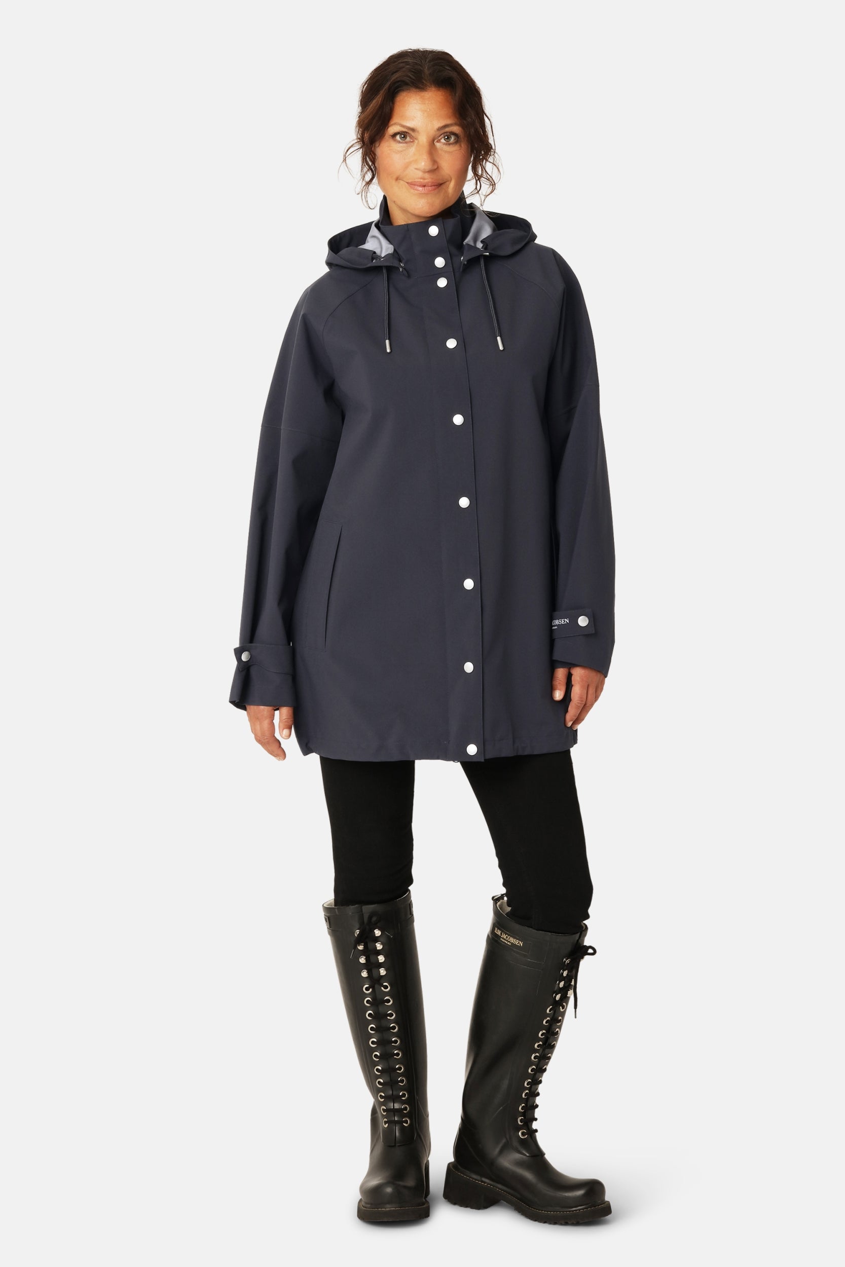 Regenjas GENTLERAIN02 | Dark Indigo | Jacket | Ilse Jacobsen