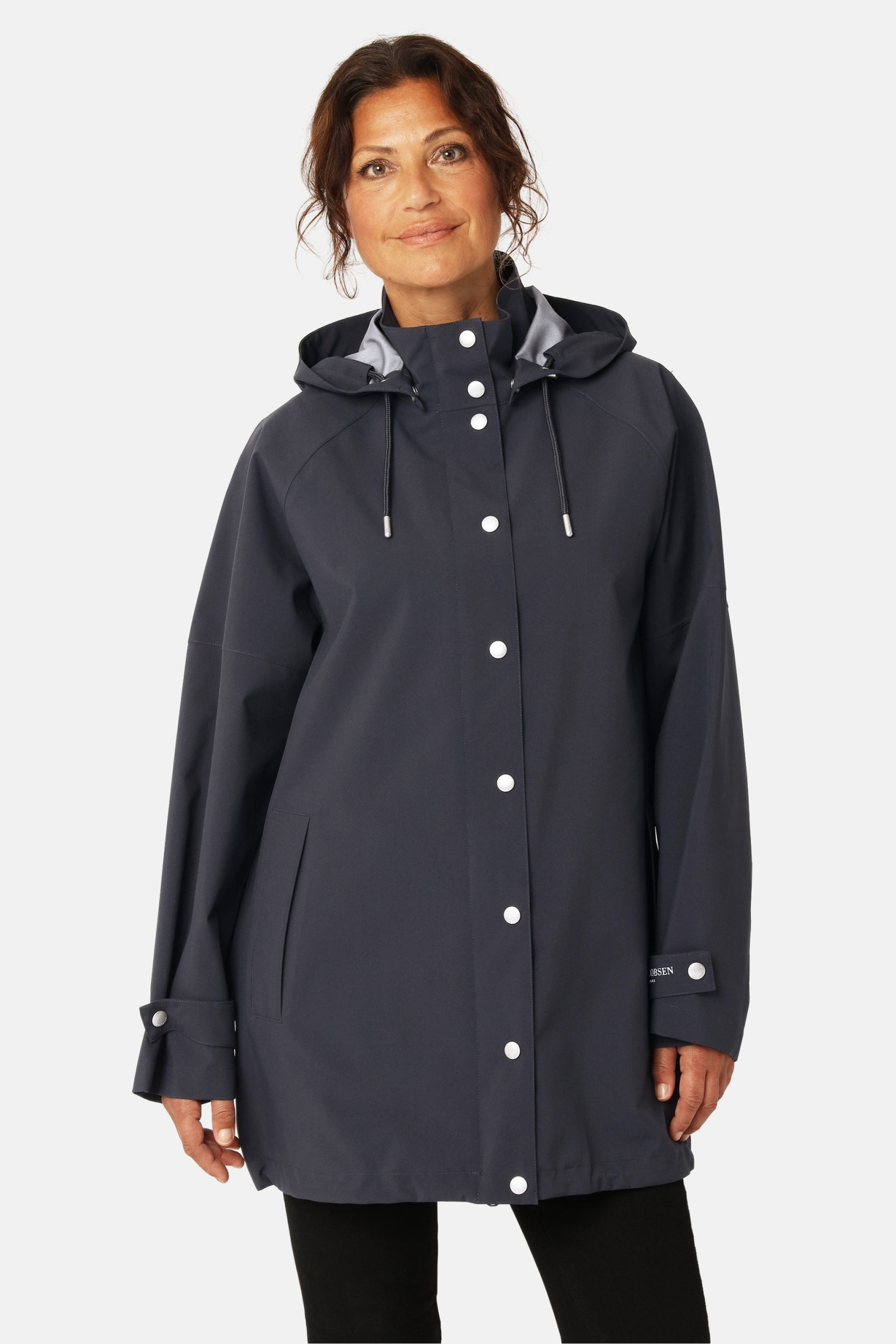 Regenjas GENTLERAIN02 | Dark Indigo | Jacket | Ilse Jacobsen
