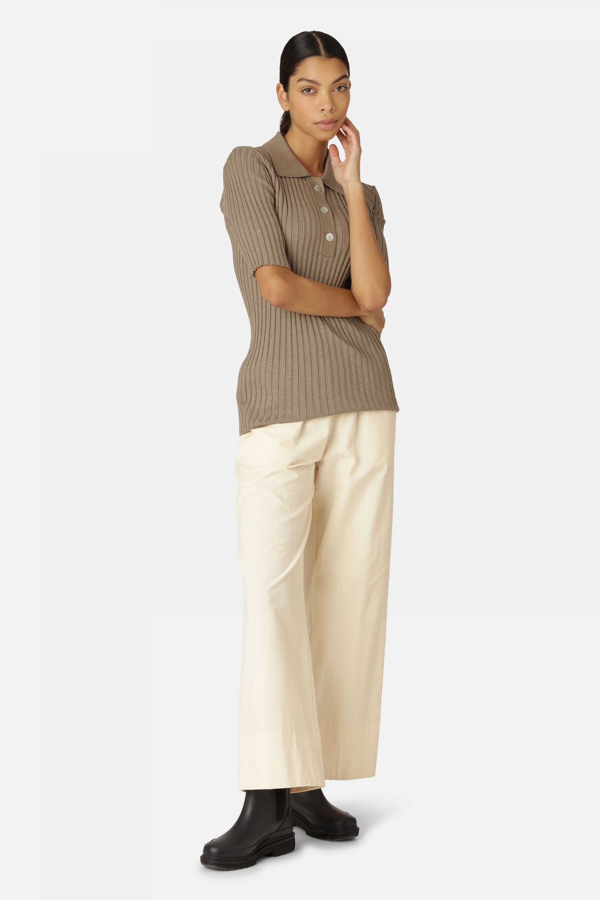 Polo GWEN4065 -132 Bleached Sand | Bleached Sand | Bleached Sand | Polo | Ilse Jacobsen