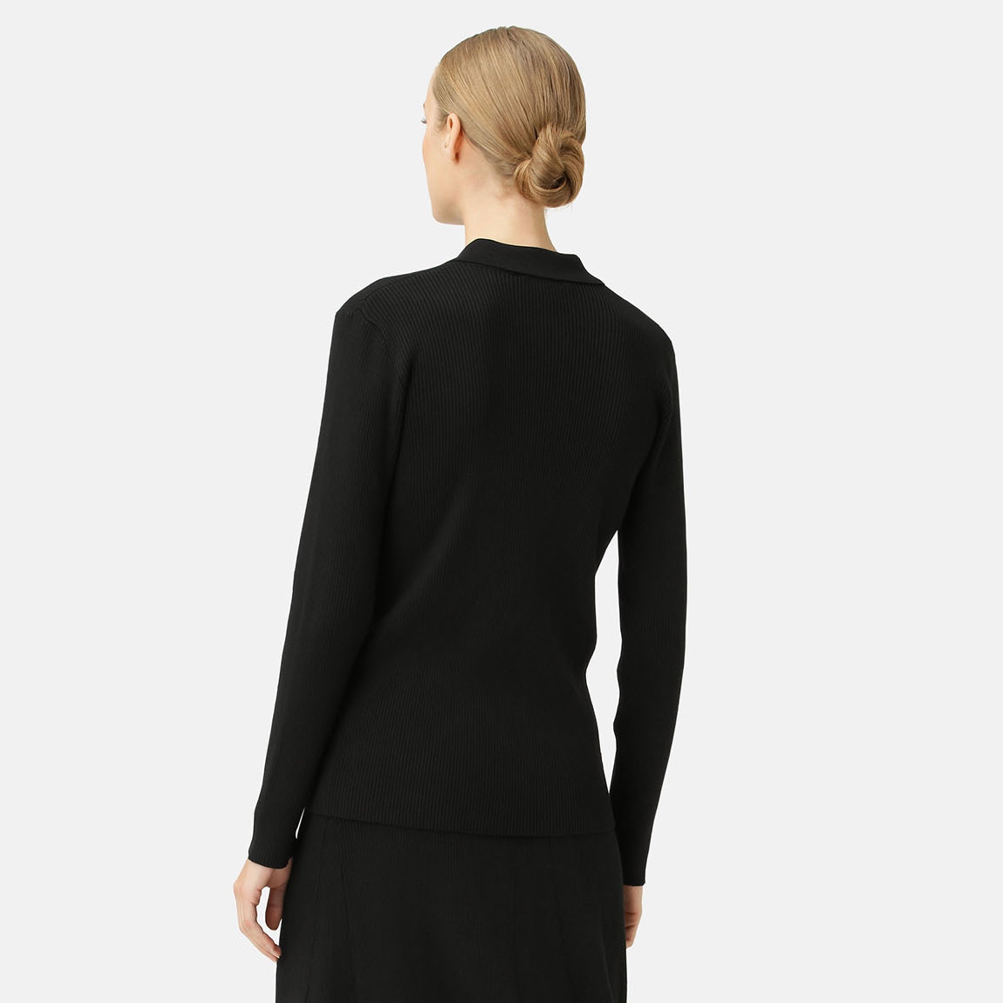 Gebreid vest GWEN4099 - 001 Black | Black | Cardigan | Ilse Jacobsen