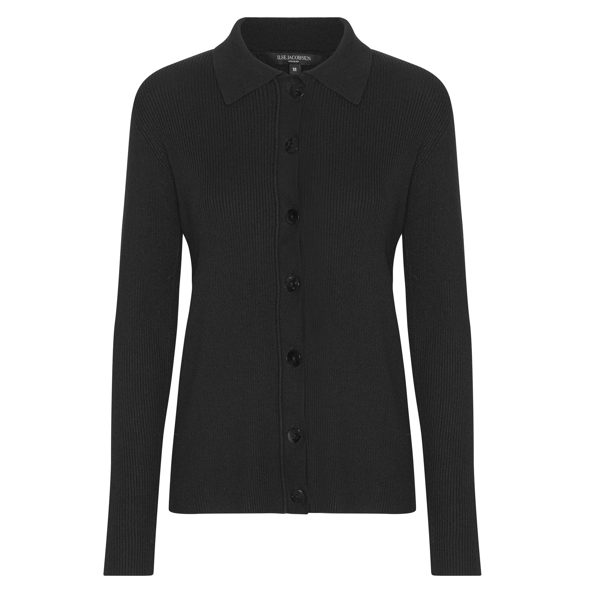 Gebreid vest GWEN4099 - 001 Black | Black | Cardigan | Ilse Jacobsen