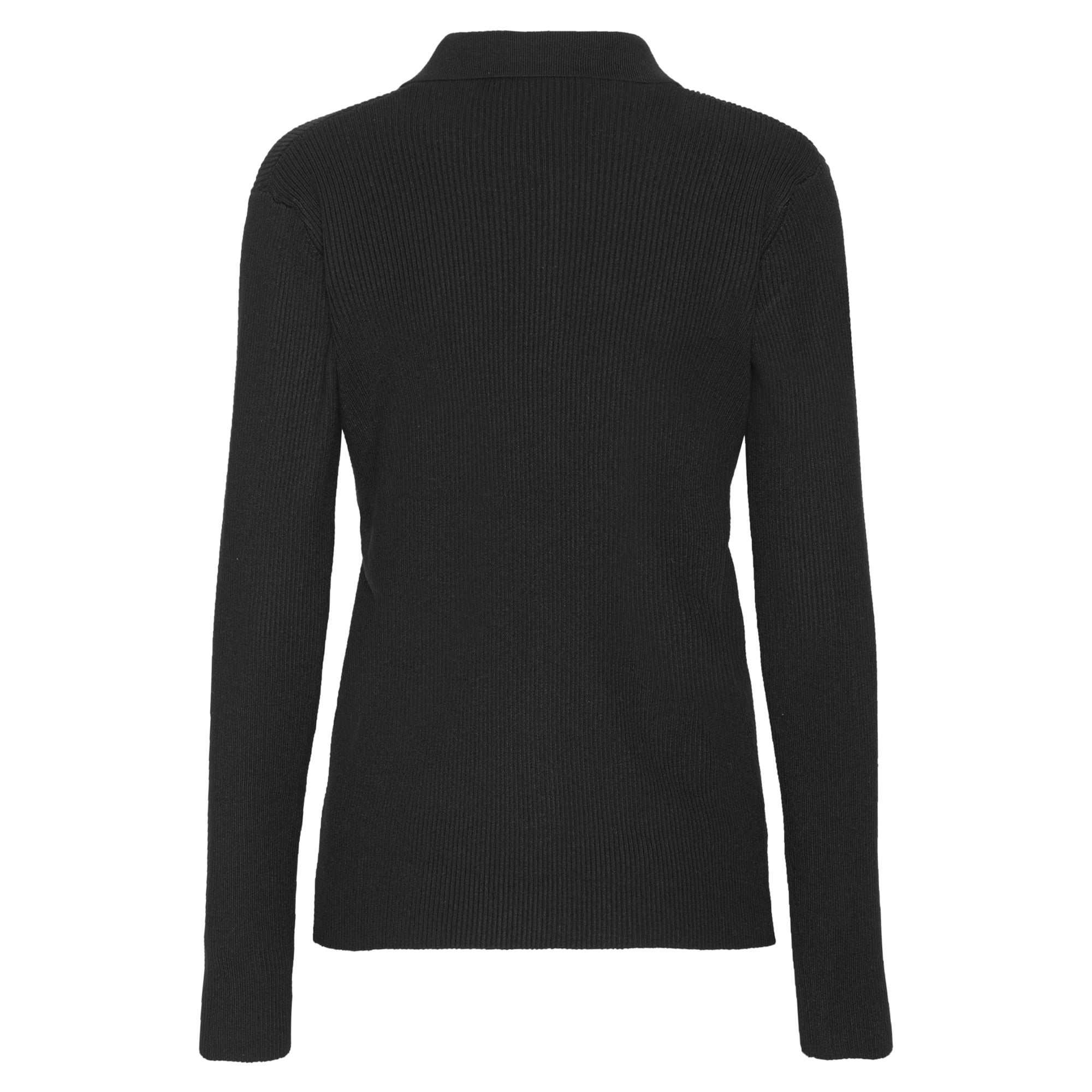 Gebreid vest GWEN4099 - 001 Black | Black | Cardigan | Ilse Jacobsen