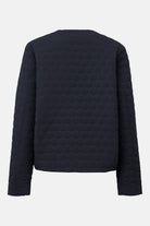 Korte Gewatteerde Jas HONEYCOMBE01 | Dark Indigo | Jacket | Ilse Jacobsen