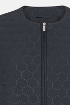 Korte Gewatteerde Jas HONEYCOMBE01 | Dark Indigo | Jacket | Ilse Jacobsen