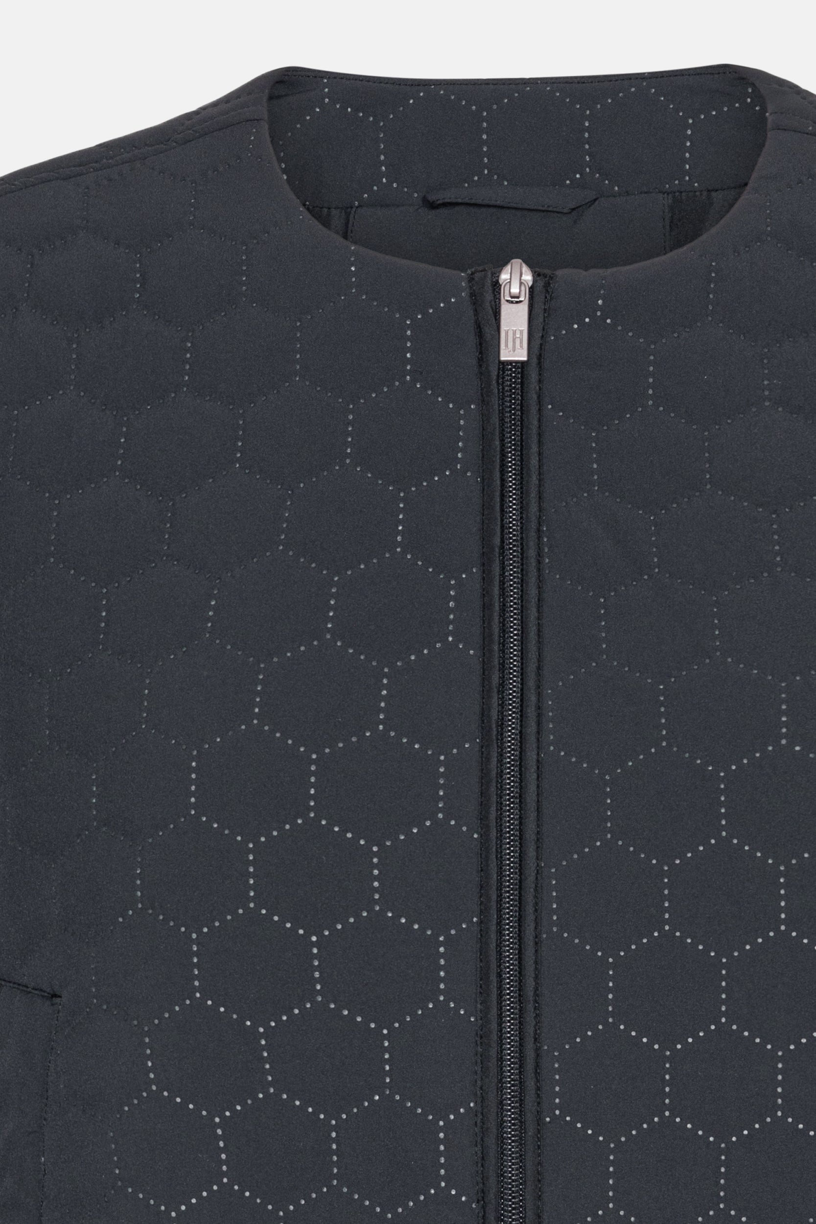 Korte Gewatteerde Jas HONEYCOMBE01 | Dark Indigo | Jacket | Ilse Jacobsen