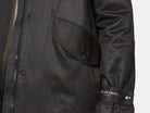 Gewatteerde jas van waxed cotton LAND01 | Dark Brown Check | Coat | Ilse Jacobsen