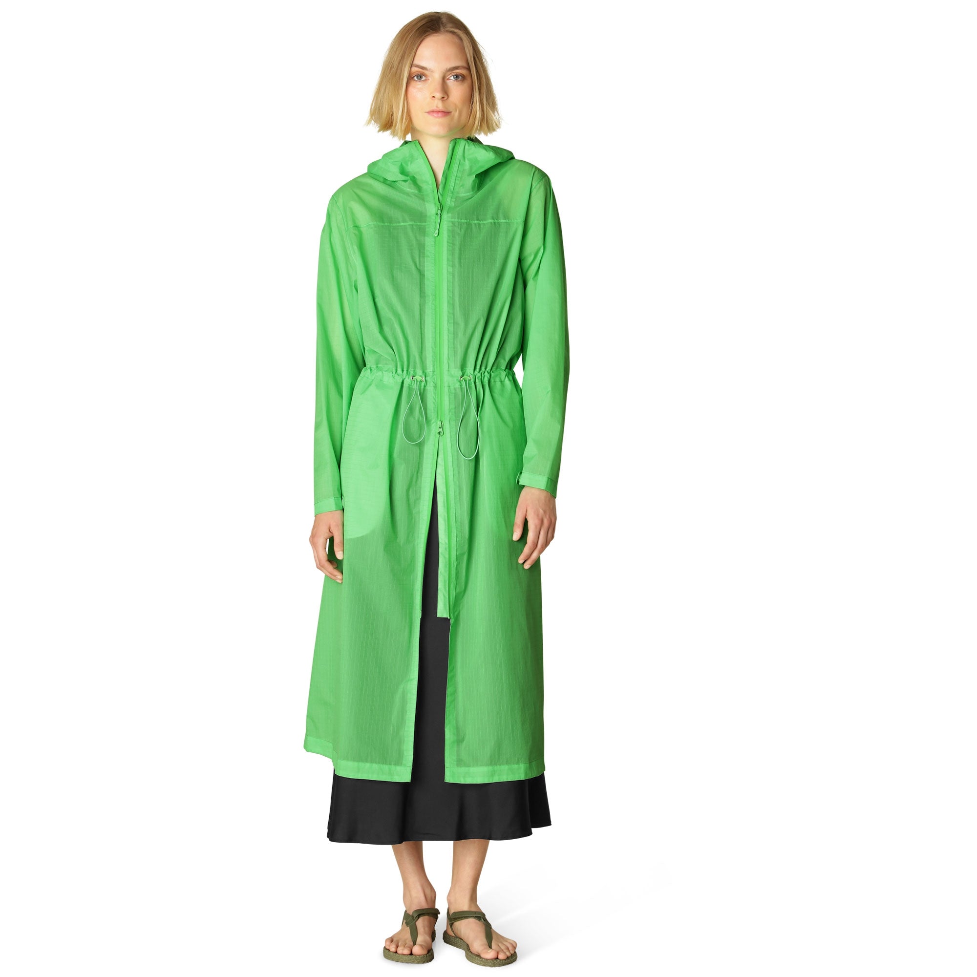 Parka Regenjas LIGHTRAIN04 - 495 Bright Green | Bright Green | Parka | Ilse Jacobsen