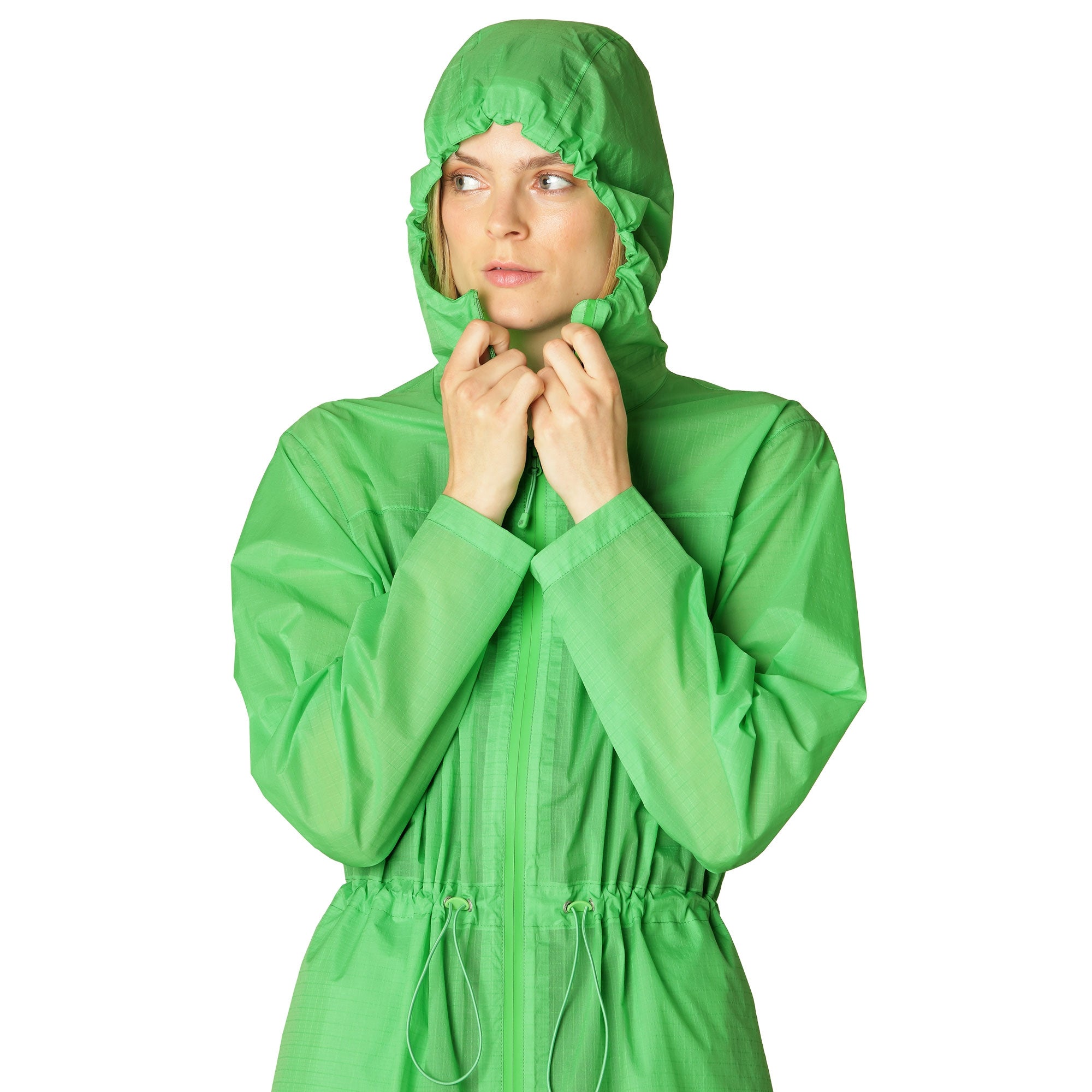 Parka Regenjas LIGHTRAIN04 - 495 Bright Green | Bright Green | Parka | Ilse Jacobsen