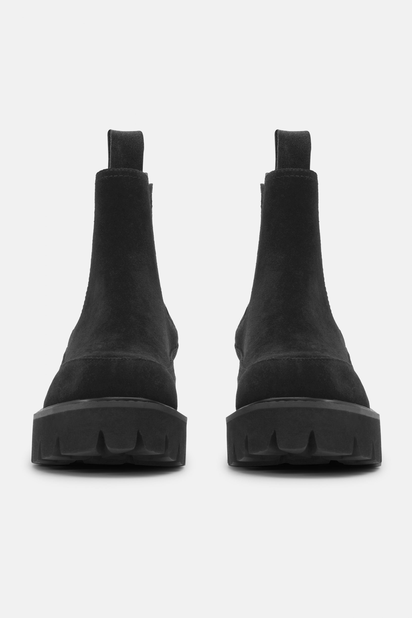 Suède Chelsea Enkellaarzen MILEY6010 - Black 001 | Black | Boots | Ilse Jacobsen