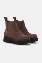 Suède Chelsea Enkellaarzen MILEY6010 | Chocolate Brown | Boots | Ilse Jacobsen