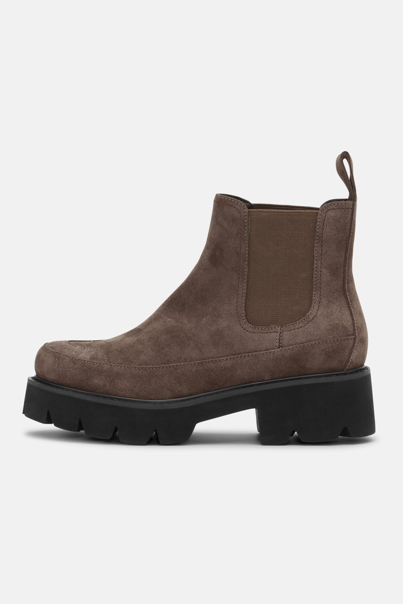 Suède Chelsea Enkellaarzen MILEY6010 - Chocolate Brown 229 | Chocolate Brown | Boots | Ilse Jacobsen