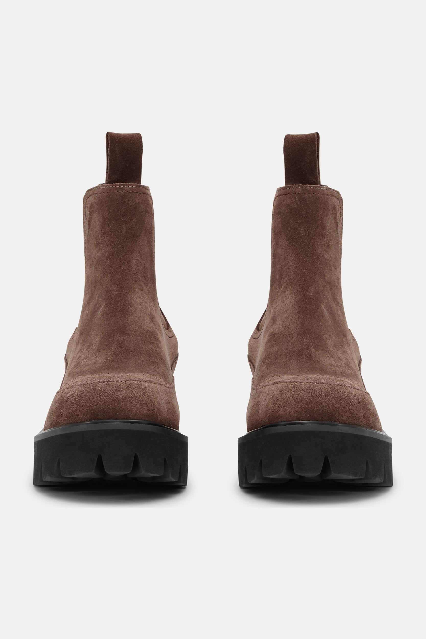 Suède Chelsea Enkellaarzen MILEY6010 - Chocolate Brown 229 | Chocolate Brown | Boots | Ilse Jacobsen