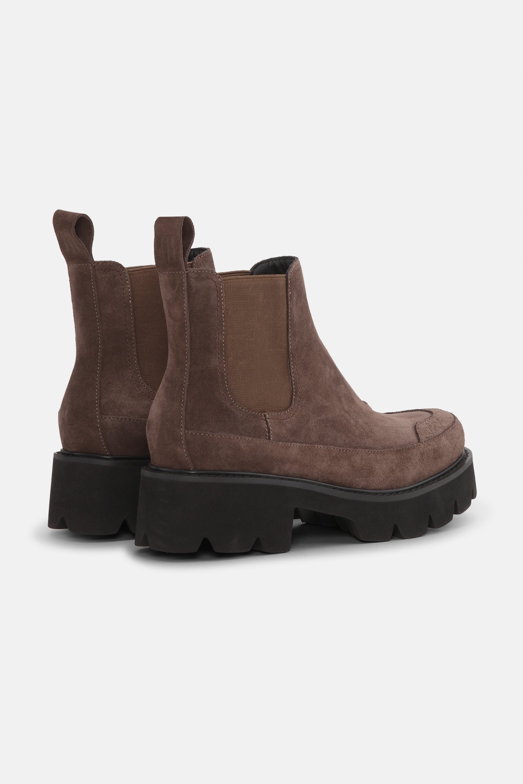 Suède Chelsea Enkellaarzen MILEY6010 - Chocolate Brown 229 | Chocolate Brown | Boots | Ilse Jacobsen