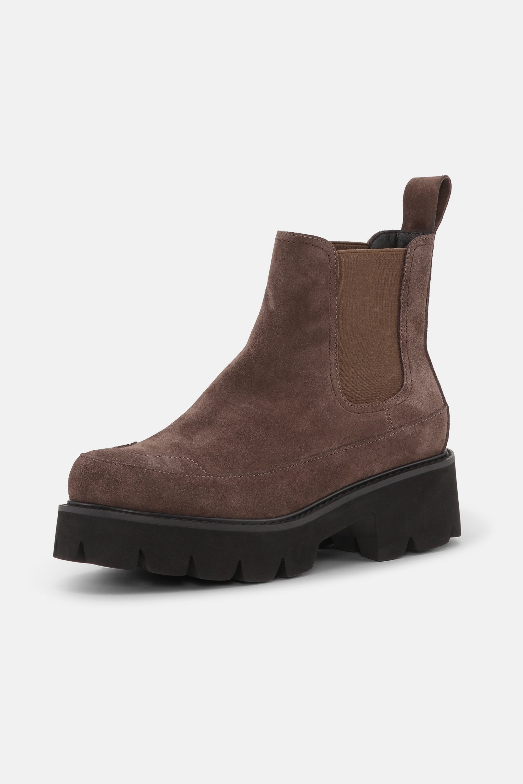 Suède Chelsea Enkellaarzen MILEY6010 - Chocolate Brown 229 | Chocolate Brown | Boots | Ilse Jacobsen