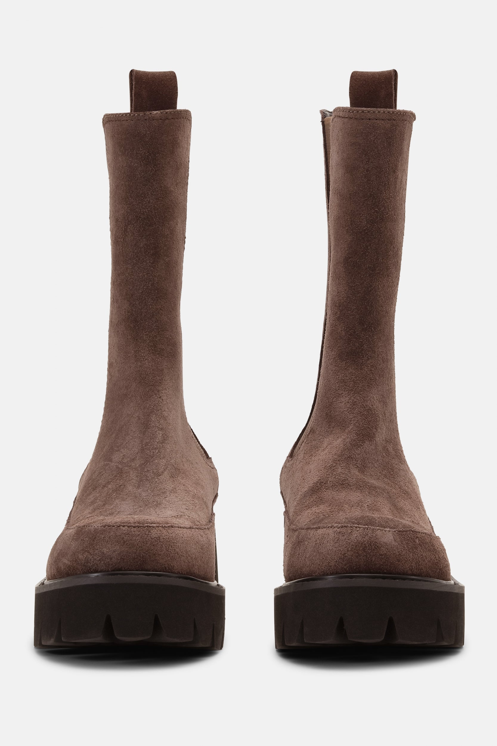 Suède Chelsea Laarzen MILEY7010 - Chocolate Brown 229 | Chocolate Brown | Boots | Ilse Jacobsen