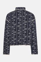 Korte Gewatteerde Jas OTTOMAQUILT01P | Dark Wildflower | Jacket | Ilse Jacobsen