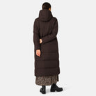 Lange Winterjas PEPPY03 | Ganache | Coat | Ilse Jacobsen
