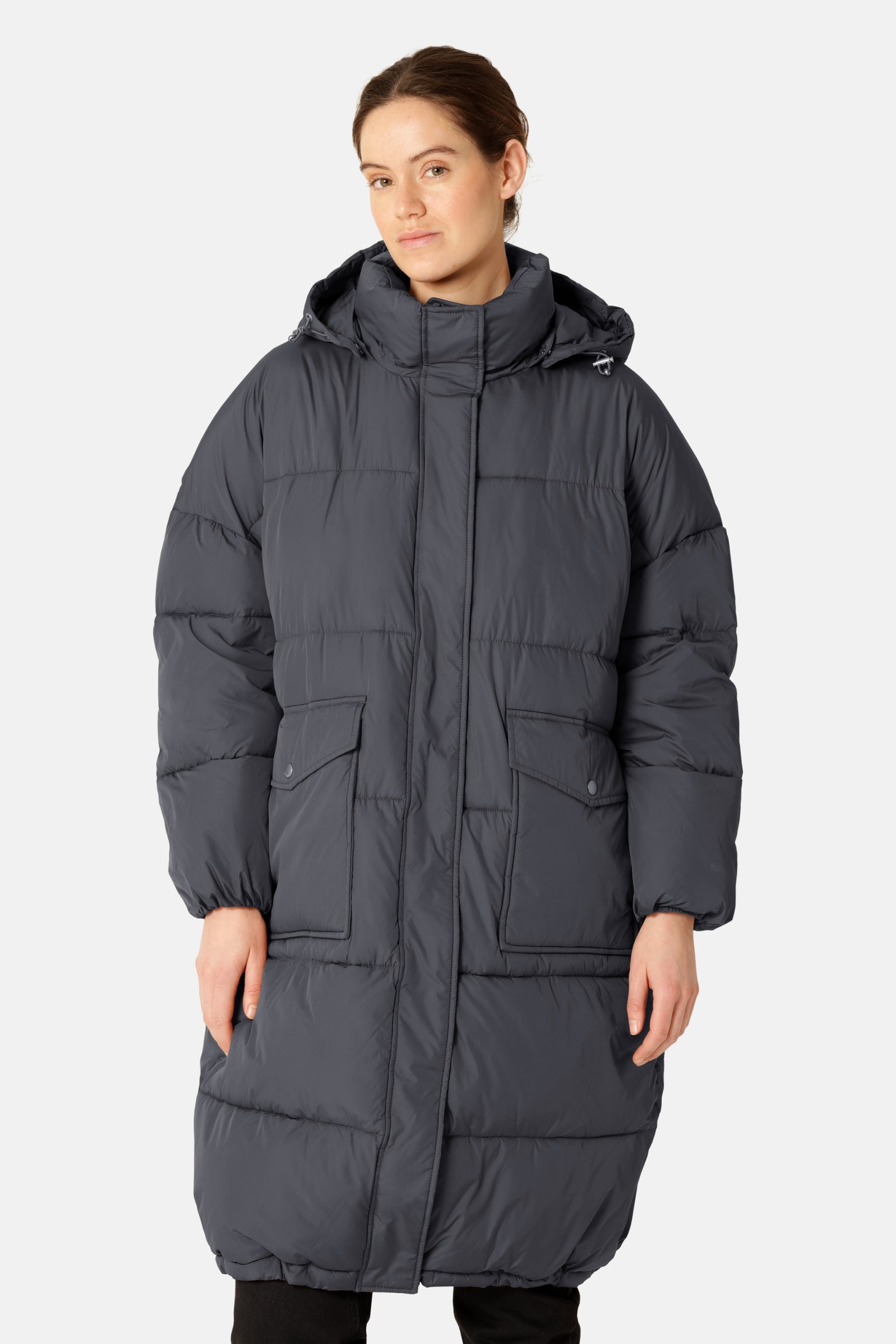 Lange Winterjas PEPPY06 - 604 Ombre Blue | Ombre Blue | Coat | Ilse Jacobsen