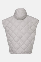 Gewatteerde cape PEPPY12 | Silver Grey | Cape | Ilse Jacobsen