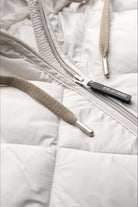 Gewatteerde cape PEPPY12 | Silver Grey | Cape | Ilse Jacobsen