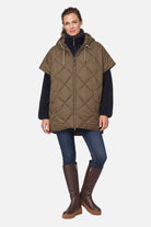 Gewatteerde cape PEPPY12 | Mud | Cape | Ilse Jacobsen