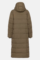 Lange gewatteerde winterjas PEPPY13 | Mud | Coat | Ilse Jacobsen