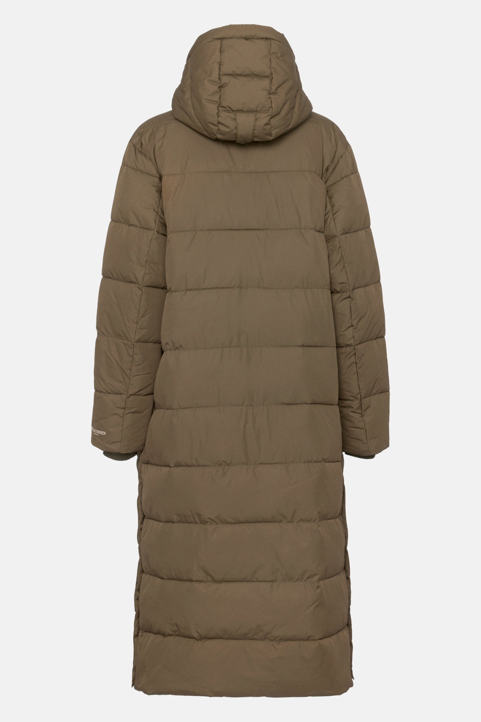 Lange gewatteerde winterjas PEPPY13 | Mud | Coat | Ilse Jacobsen