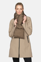 Gewatteerde sjaal PEPPYS08 | Mud | Scarf | Ilse Jacobsen