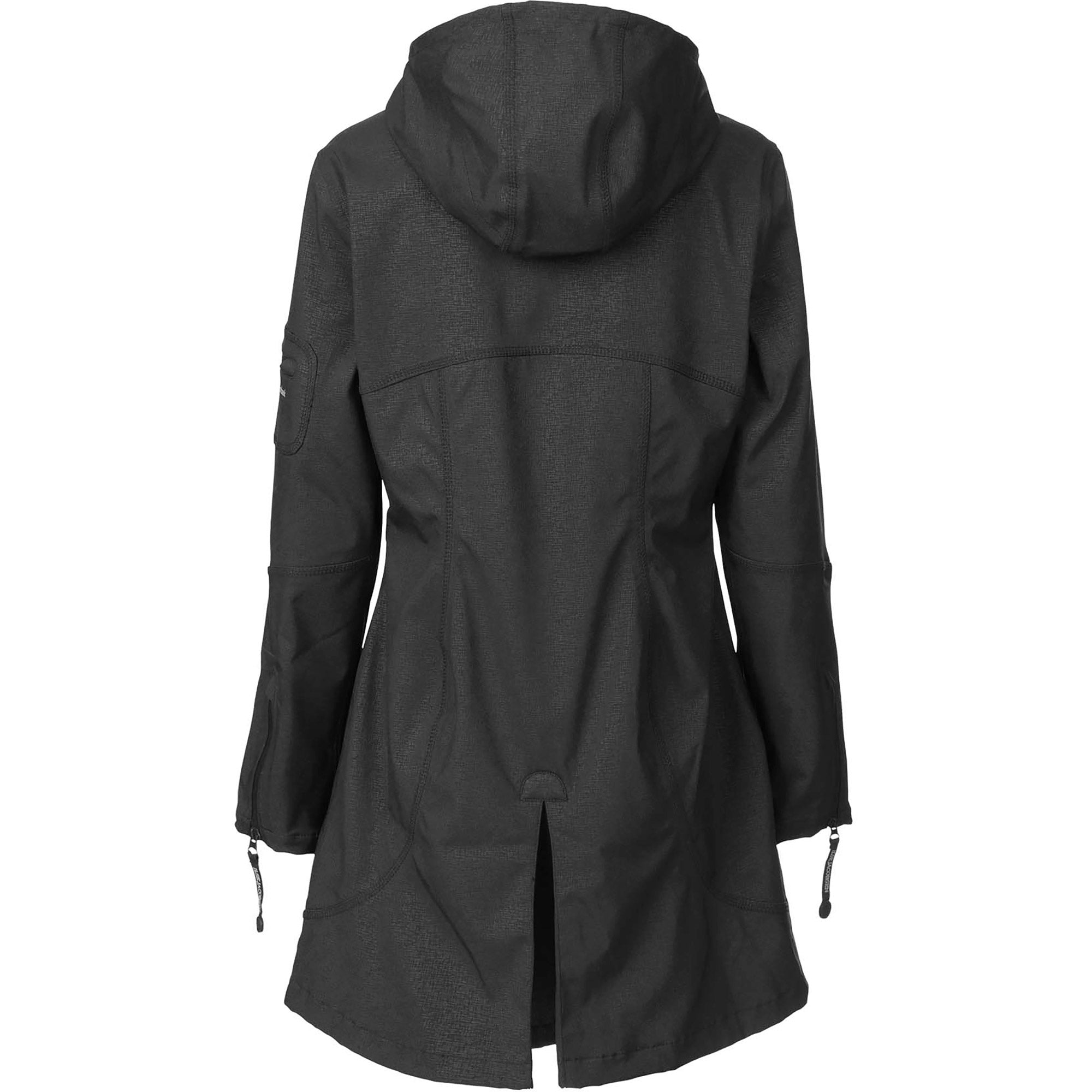 Softshell regenjas RAIN07 - 001 Black | Black | Raincoat | Ilse Jacobsen