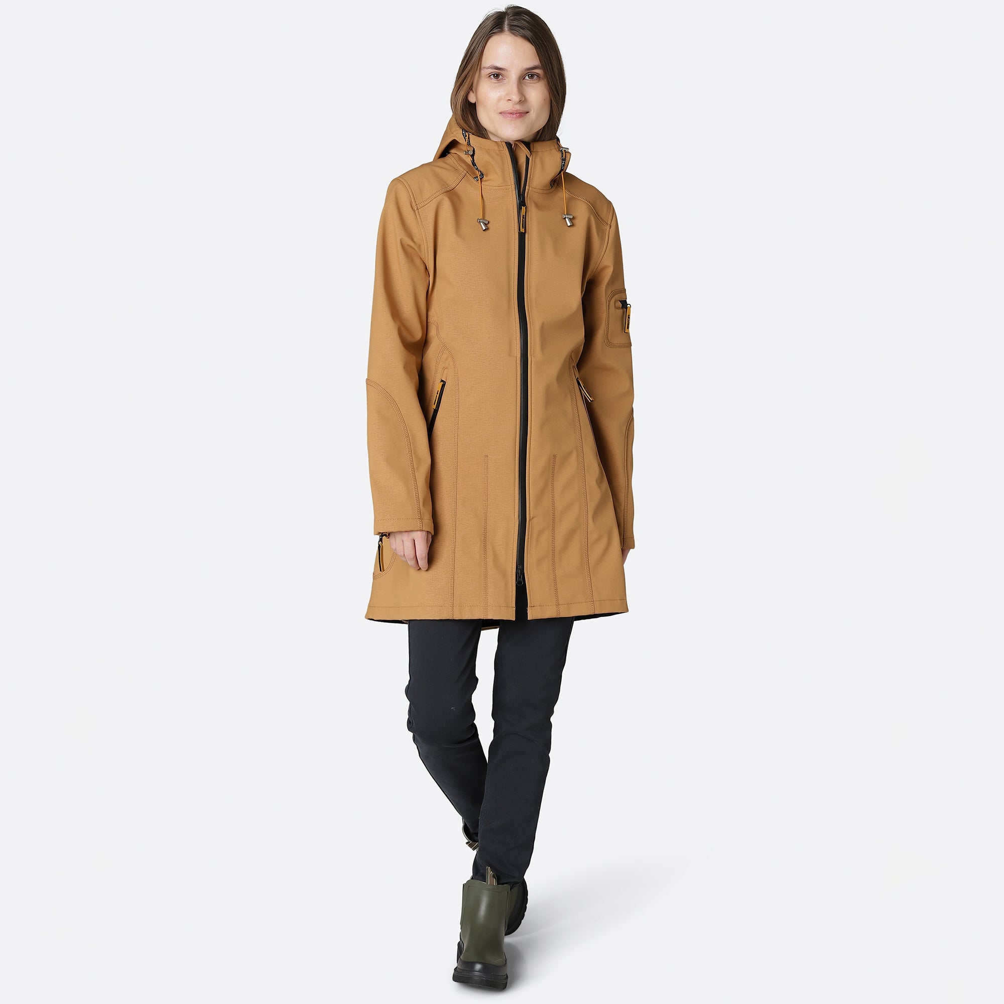 Softshell Regenjas RAIN07 - 236 Cashew | Cashew | Raincoat | Ilse Jacobsen