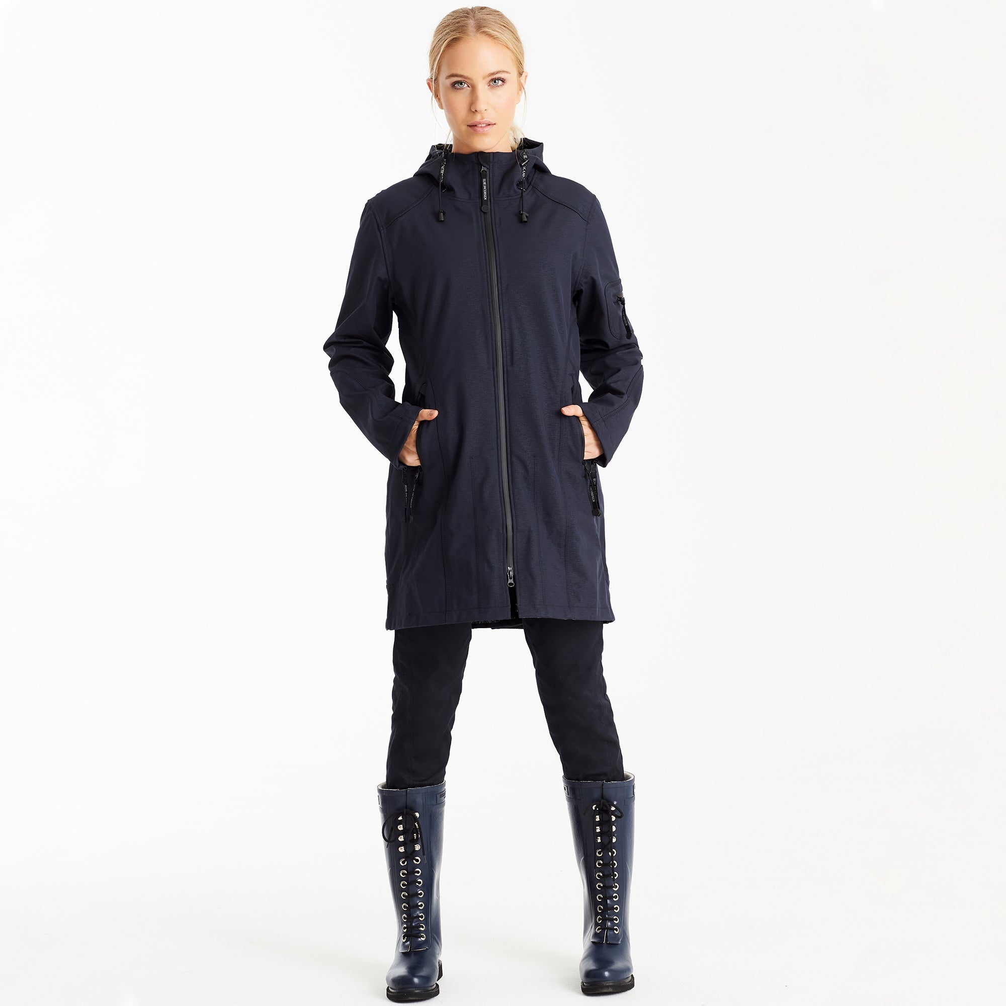 Softshell regenjas RAIN07 - 620 Indigo | Indigo | Raincoat | Ilse Jacobsen