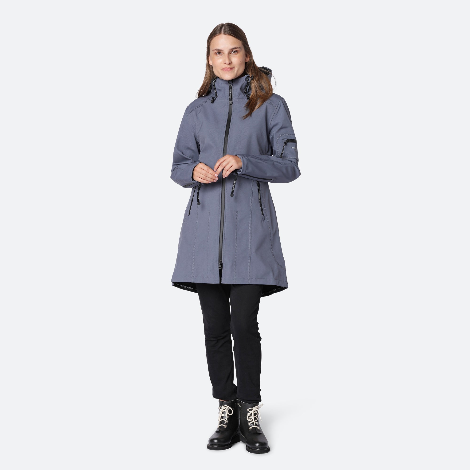 Softshell regenjas RAIN07 - 699 Blue Grayness | Blue Grayness | Raincoat | Ilse Jacobsen