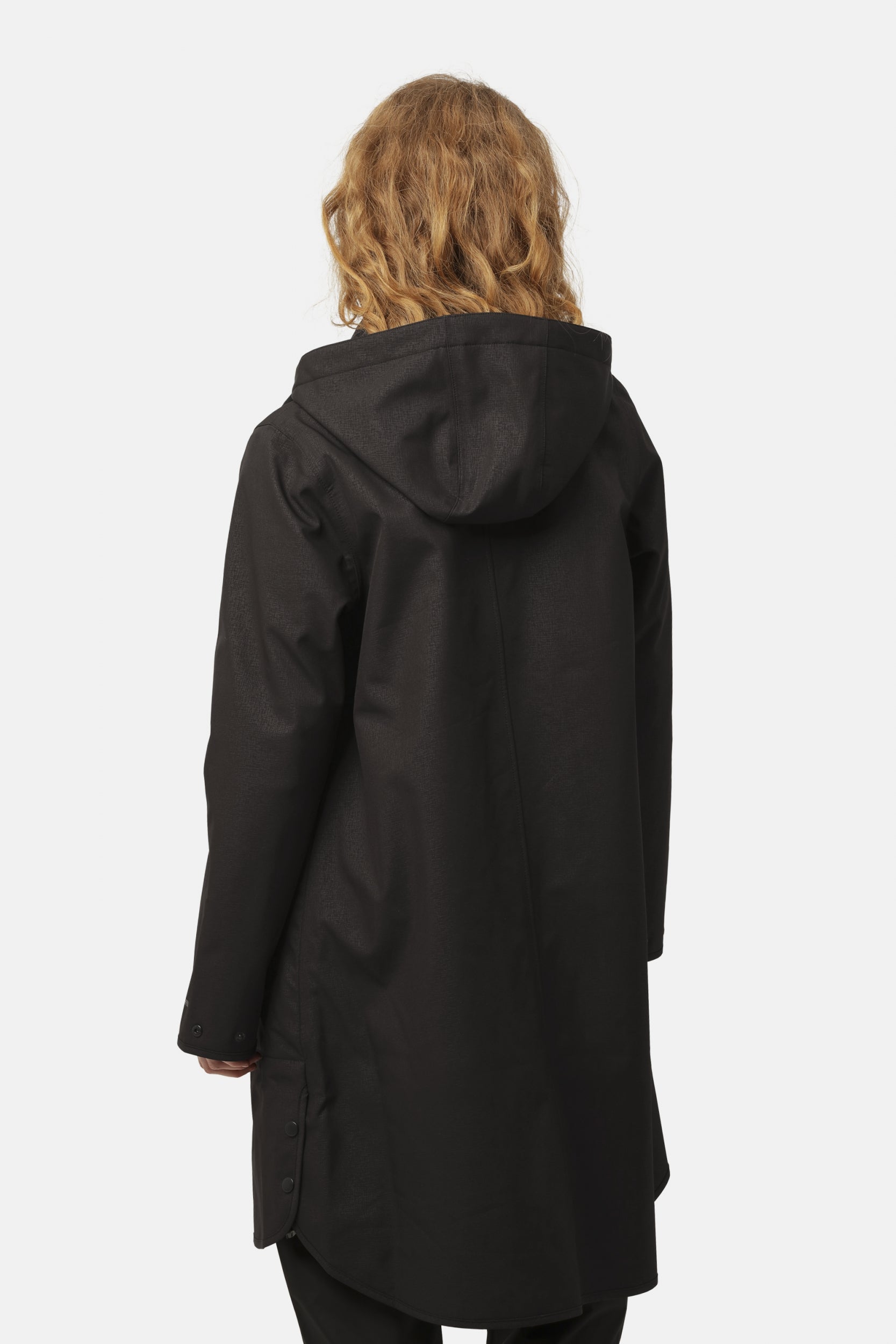 Softshell regenjas RAIN128 - 001 Black | Black | Raincoat | Ilse Jacobsen