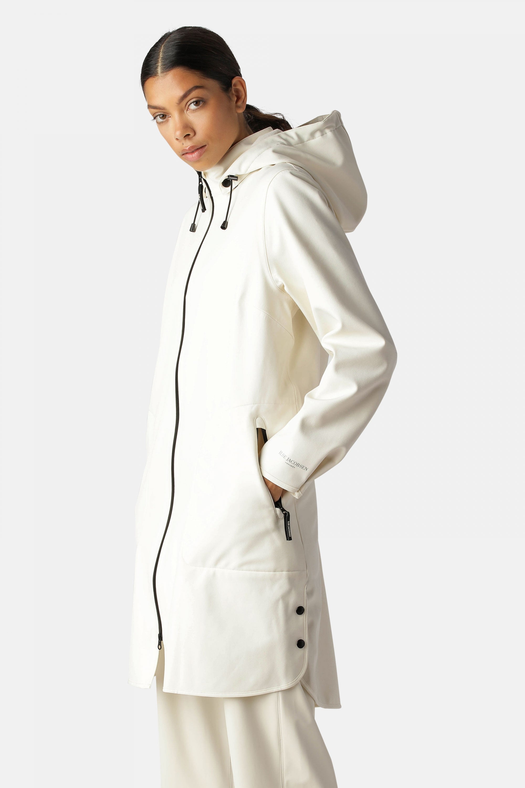 Softshell Regenjas RAIN128 - 124 White Sugar | White Sugar | Raincoat | Ilse Jacobsen