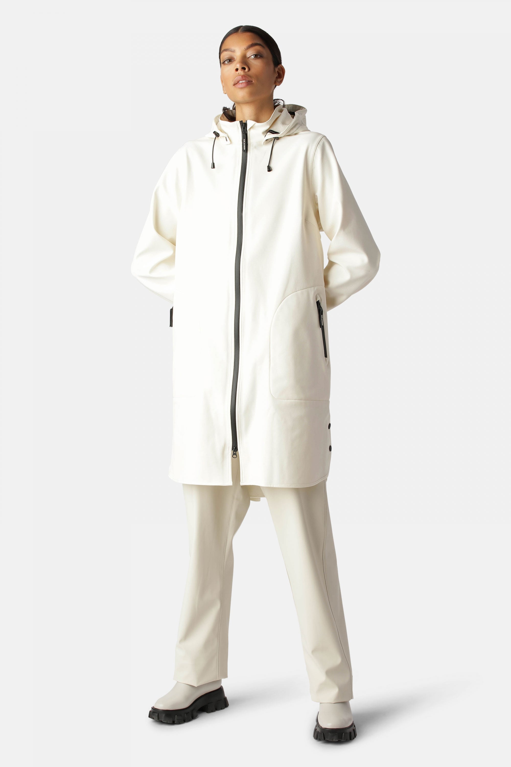 Softshell Regenjas RAIN128 - 124 White Sugar | White Sugar | Raincoat | Ilse Jacobsen
