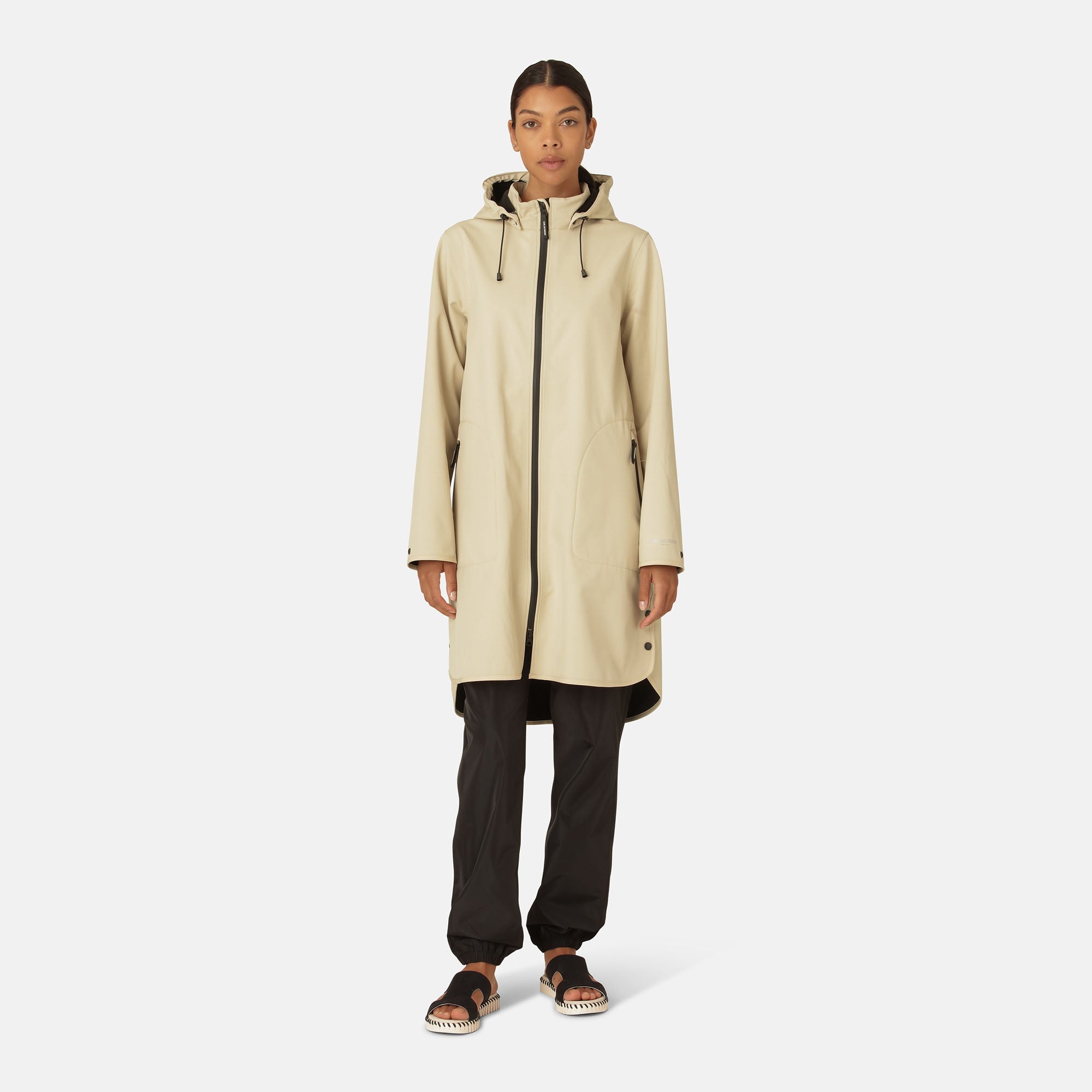 Softshell regenjas RAIN128 - 191 Beige | Beige | Raincoat | Ilse Jacobsen