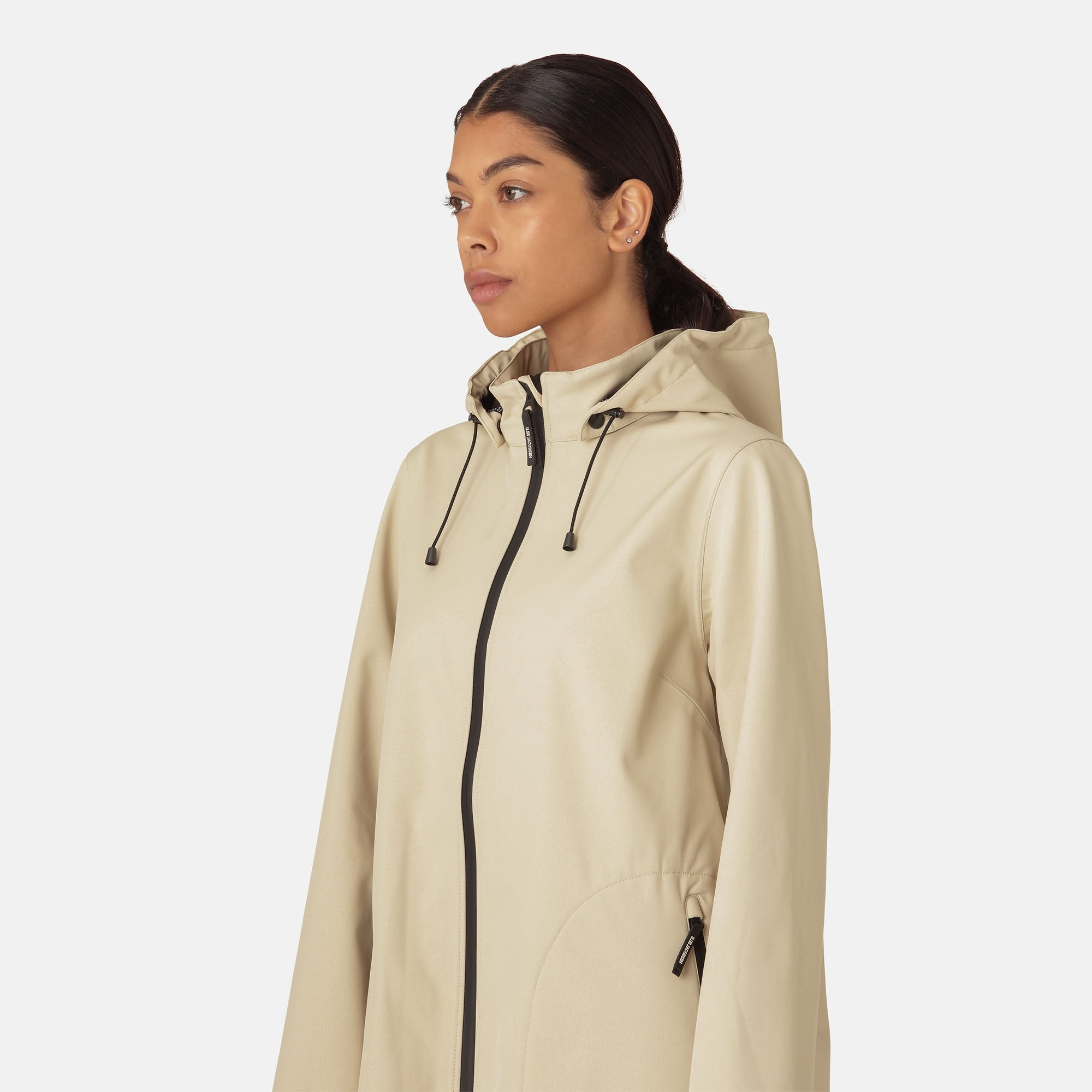 Softshell regenjas RAIN128 - 191 Beige | Beige | Raincoat | Ilse Jacobsen