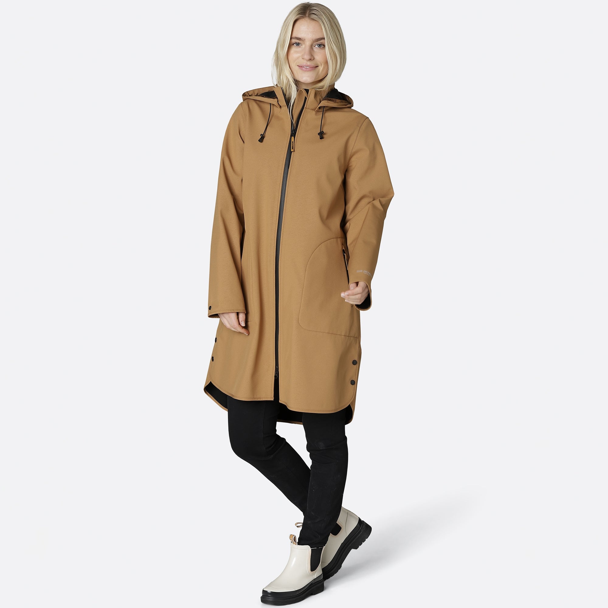 Softshell regenjas RAIN128 - 236 Cashew | Cashew | Raincoat | Ilse Jacobsen