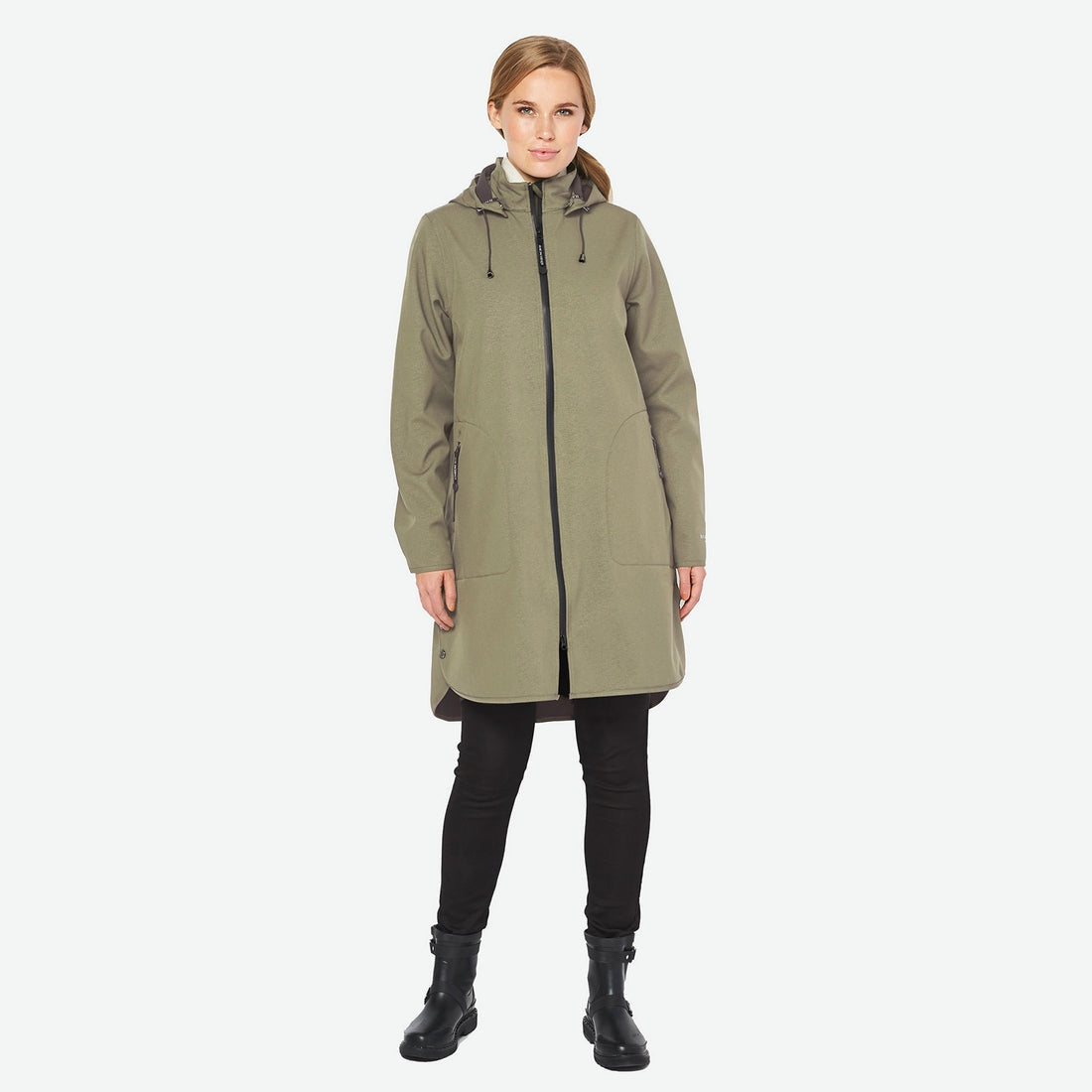 Softshell regenjas RAIN128 - 457 Sage | Sage | Raincoat | Ilse Jacobsen