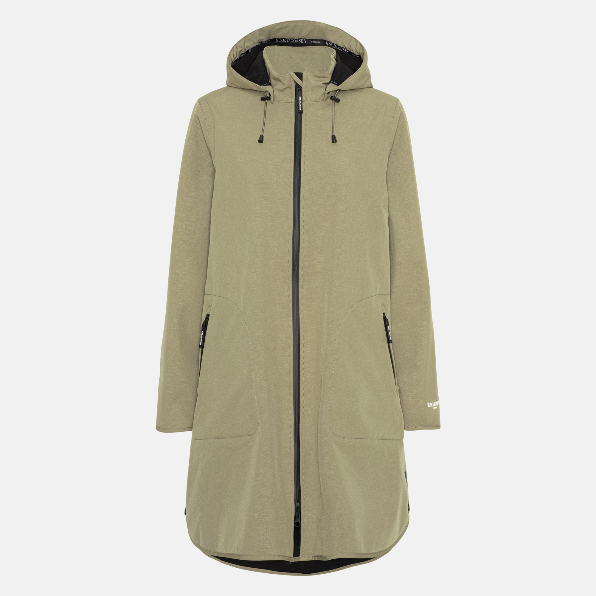 Softshell regenjas RAIN128 | Sage | Raincoat | Ilse Jacobsen