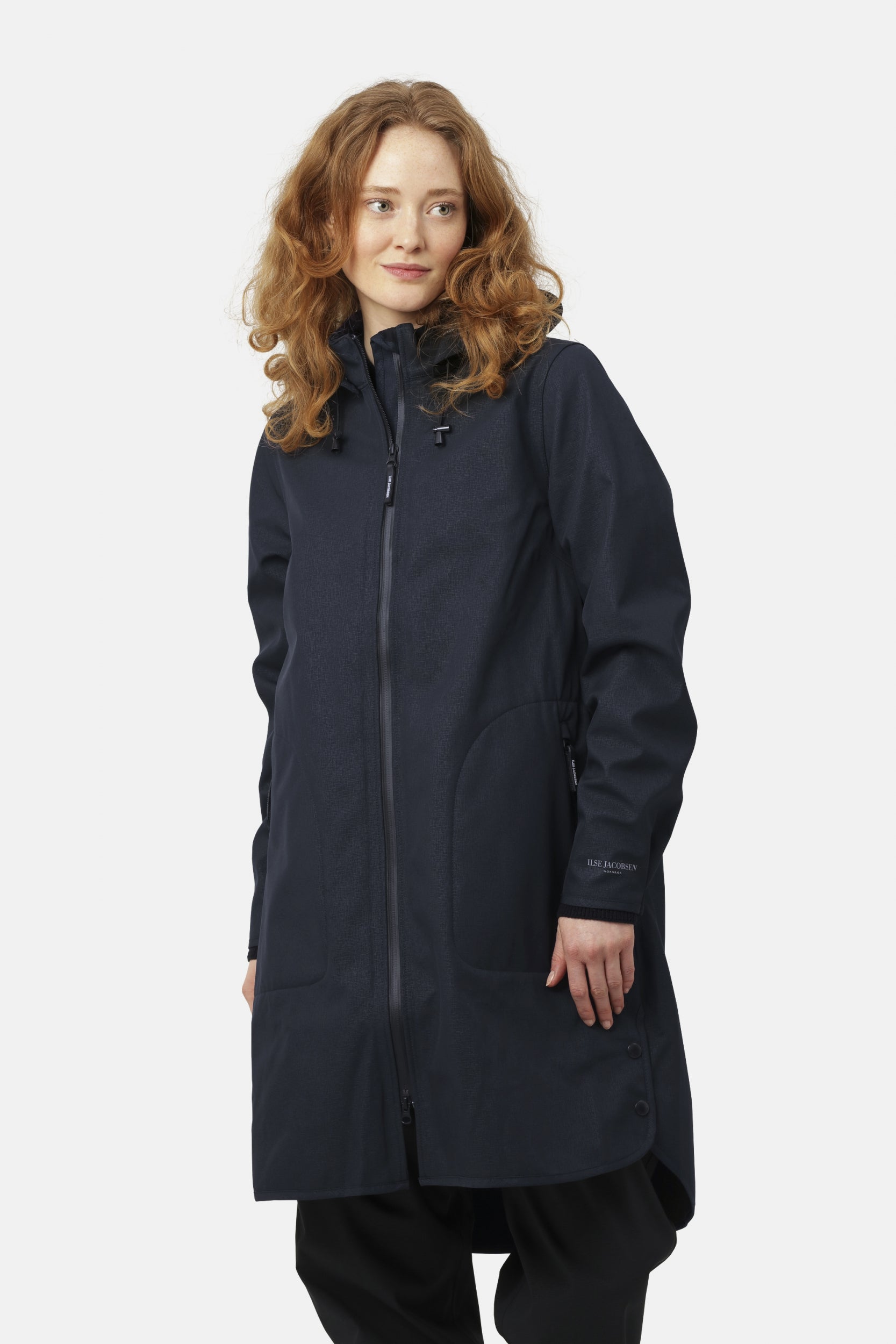 Softshell regenjas RAIN128 - 660 Dark Indigo | Dark Indigo | Raincoat | Ilse Jacobsen