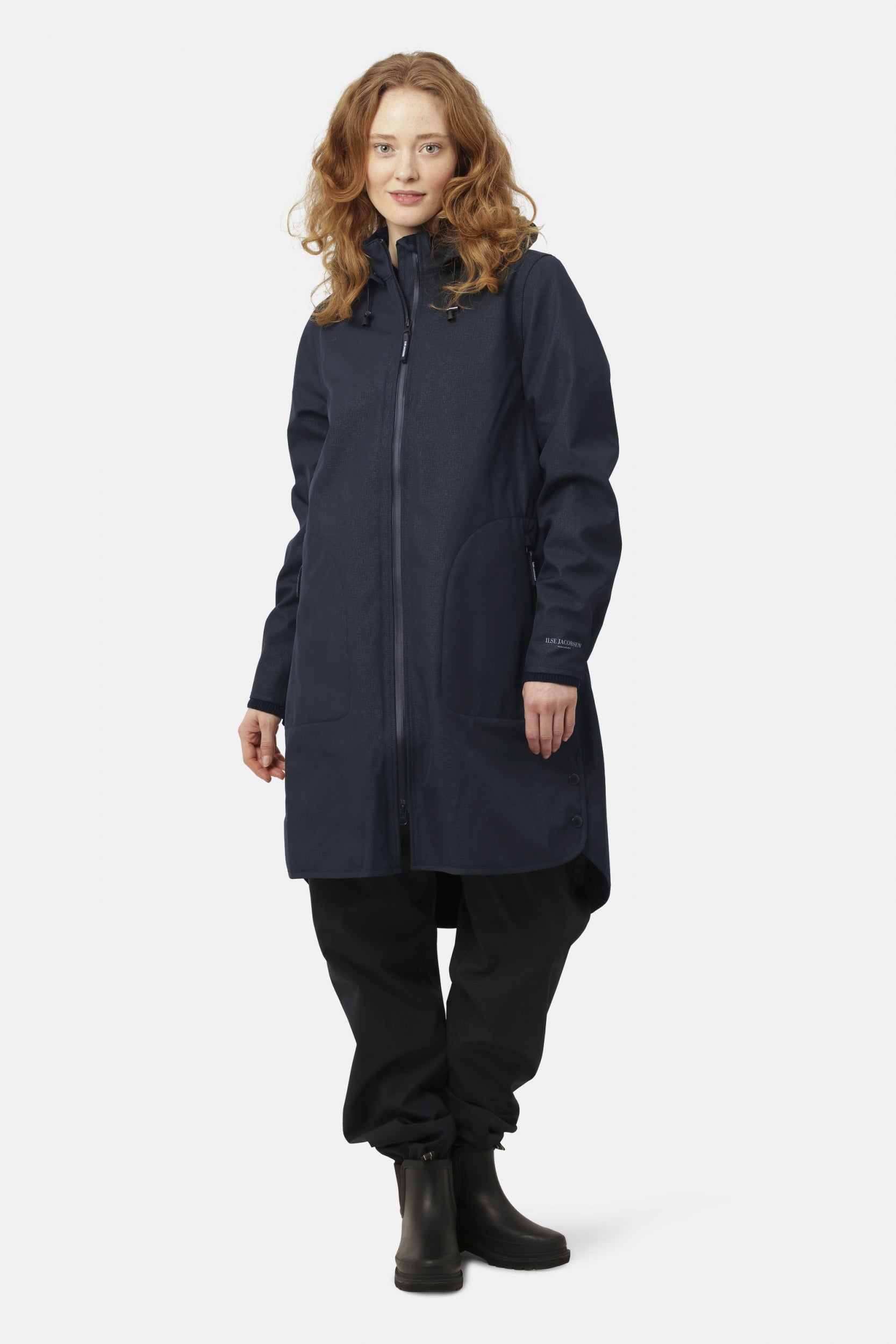 Softshell regenjas RAIN128 - 660 Dark Indigo | Dark Indigo | Raincoat | Ilse Jacobsen