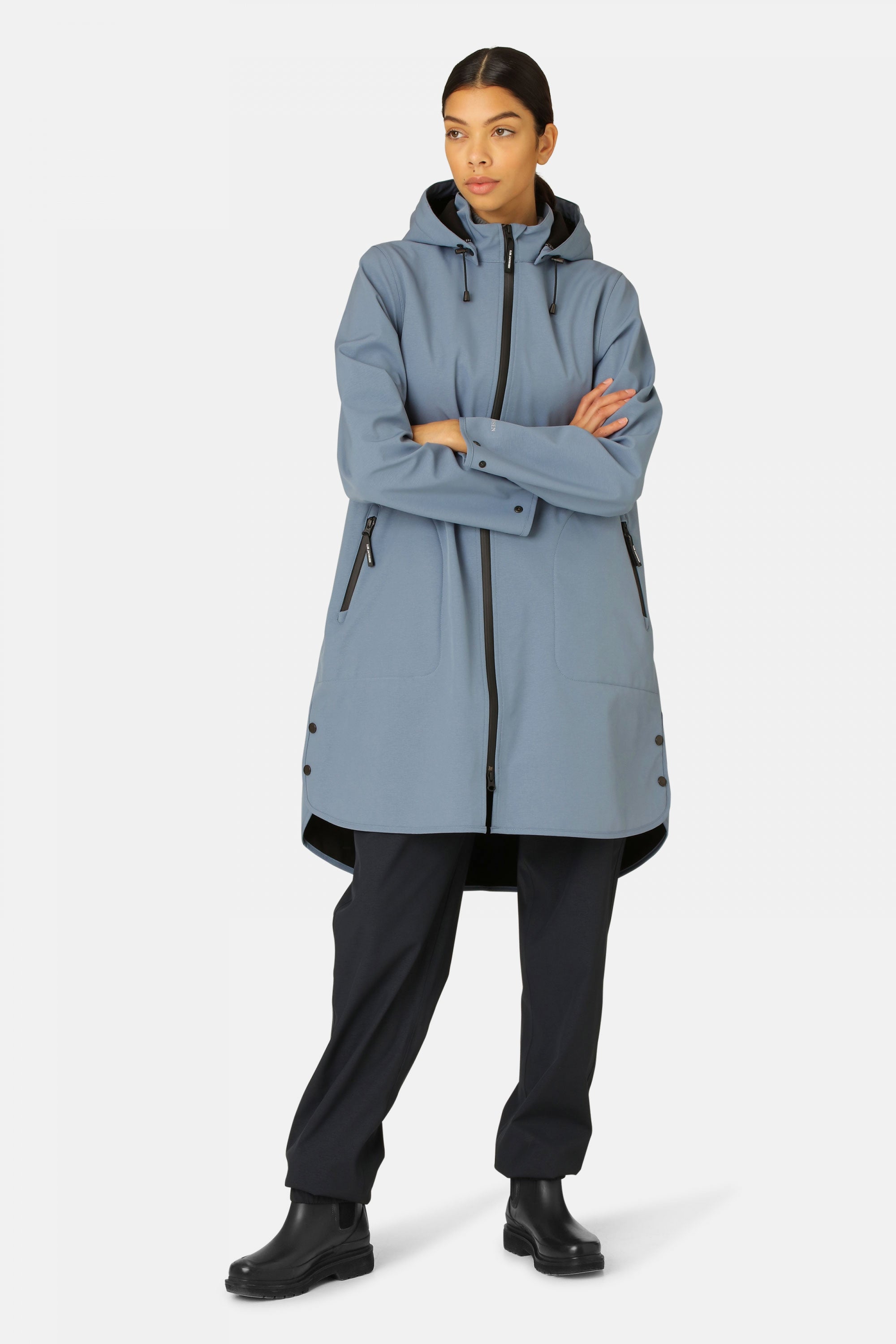 Softshell regenjas RAIN128 - 696 Winter Ocean | Winter Ocean | Raincoat | Ilse Jacobsen