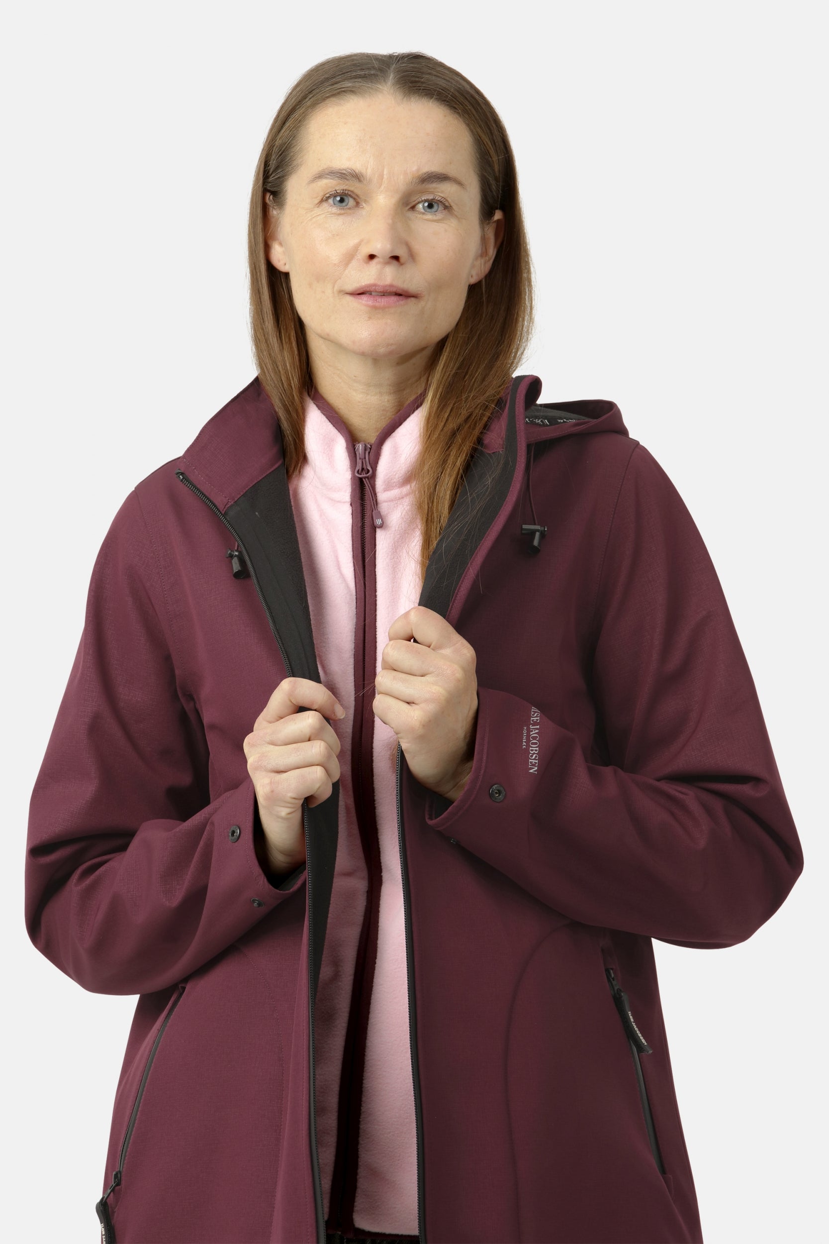 Softshell Regenjas RAIN135 - Maroon Banner 307 | Maroon Banner | Raincoat | Ilse Jacobsen