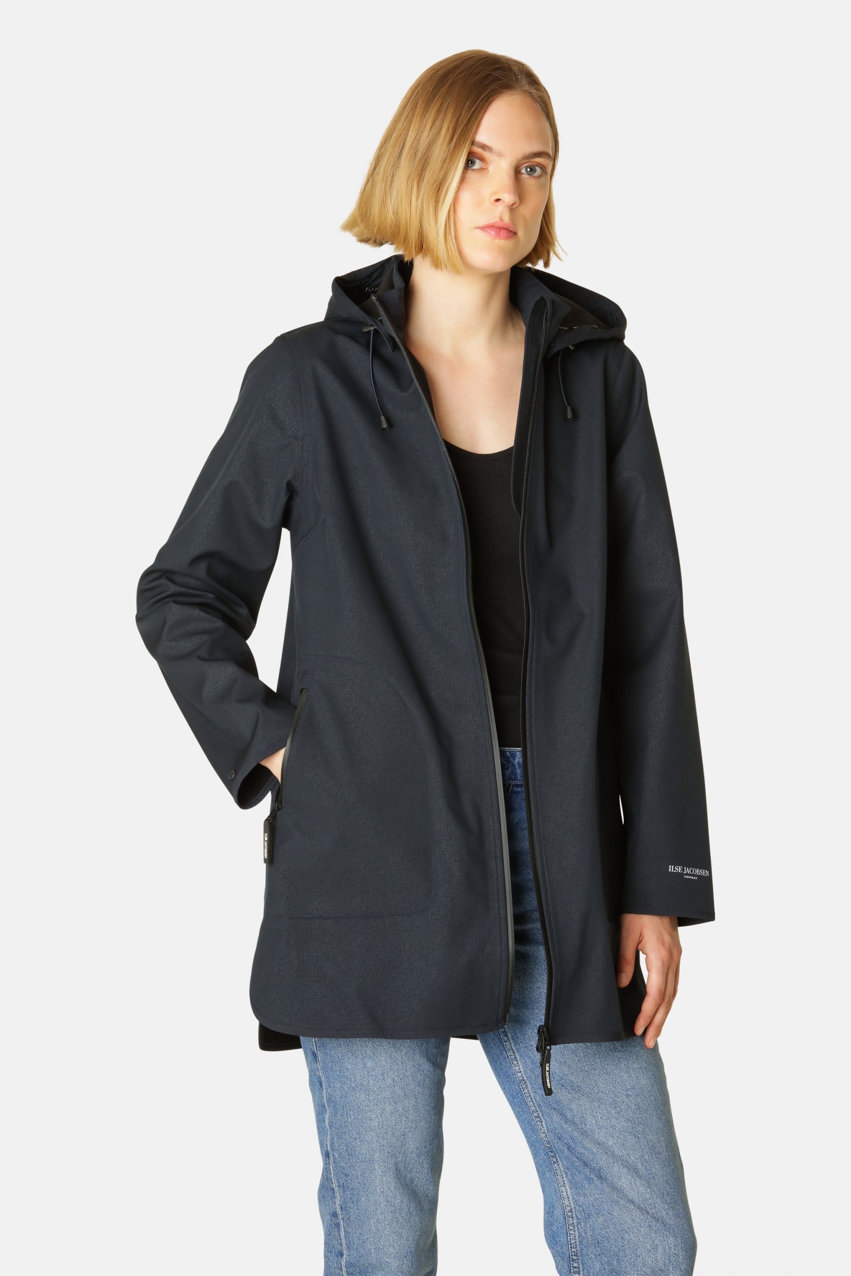 Softshell Regenjas RAIN135 - Dark Indigo 660 | Dark Indigo | Raincoat | Ilse Jacobsen